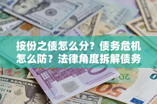 武汉按份之债怎么分？债务危机怎么防？法律角度拆解债务分配与风险自保指南
