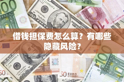 武汉借钱担保费怎么算？有哪些隐藏风险？