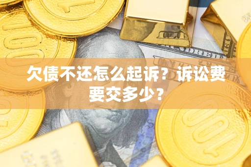 武汉欠债不还怎么起诉？诉讼费要交多少？