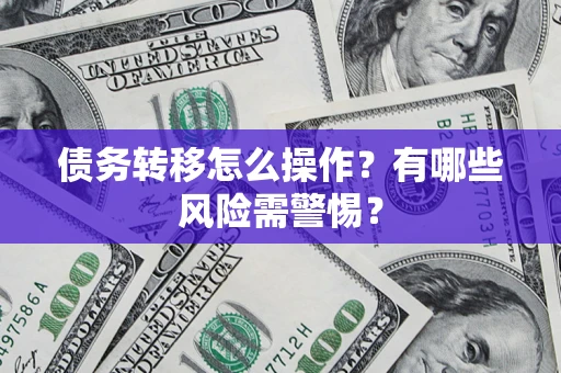 武汉债务转移怎么操作？有哪些风险需警惕？