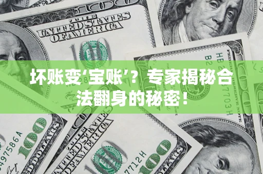 武汉坏账变‘宝账’？专家揭秘合法翻身的秘密！