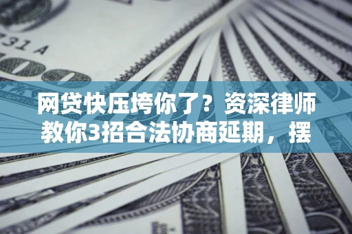 武汉网贷快压垮你了？资深律师教你3招合法协商延期，摆脱暴力催收！
