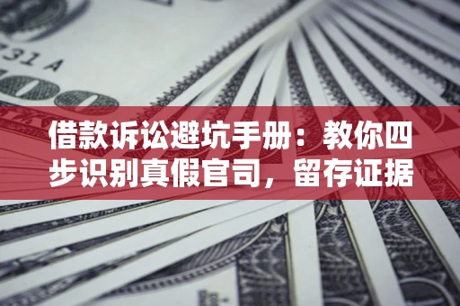武汉借款诉讼避坑手册：教你四步识别真假官司，留存证据不踩雷