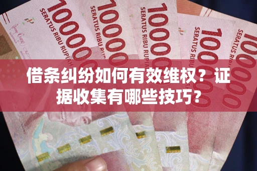 武汉借条纠纷如何有效维权？证据收集有哪些技巧？