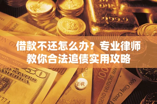 武汉借款不还怎么办？专业律师教你合法追债实用攻略