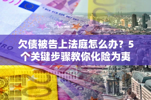 武汉欠债被告上法庭怎么办？5个关键步骤教你化险为夷